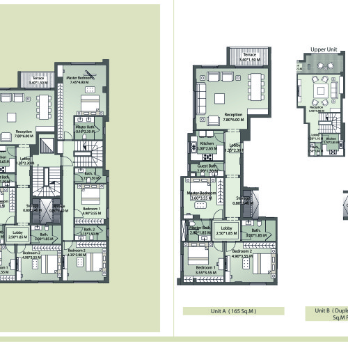 Third floor units