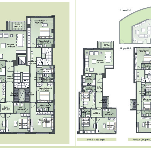 First floor units